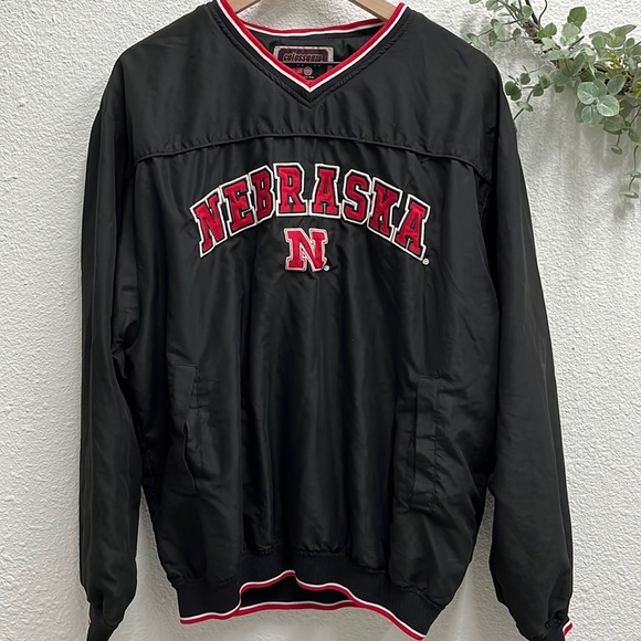 Colosseum Other - Vintage University of Nebraska Cornhuskers Windbreaker Black Pullover College L